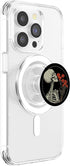 PopSockets PopGrip for MagSafe - Skull Floral Gothic Flowers Bouquet Dark Wildflowers Art