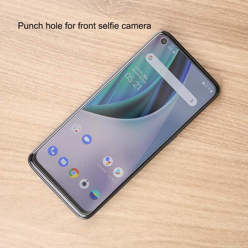 Ibywind Screen Protector for OnePlus Nord N10 5G with 2Pcs Tempered Glass and 1Pc Back Carbon Fiber Skin Protector