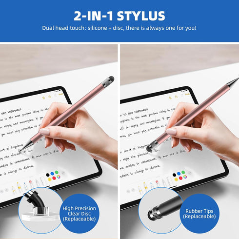 SKYPIA 1 Pack Stylus Pen for Touch Screen, Suitable for iPhone/Android Tablet/iPad (Black)