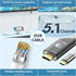 JINGDU 4K@60Hz USB C to HDMI Cable for Nintendo Switch NS/OLED/Steam Deck/ROG Ally, 2m/6.6FT, Portable USB-C to HDMI Cord Replaces The Original Switch Dock for TV Screen Mirroring, Black