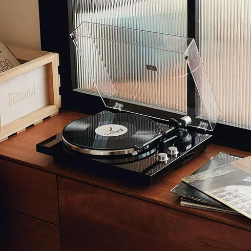YWLUUOO MP3 Record Player to Converter Turntable with Speed Option and USB Port Lightweighted Music Player