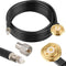 MOOKEERF NMO Antenna Cable,18FT Low Loss RG58 Coaxial CB Antenna Cable Extension