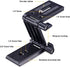 Universal Flex Tilt Head Z Mount Bracket Arca-Swiss Tripod Head Quick Release Plate Mounting for Monopod Slider Rail Cage Rig Stabilizer Gimbal Compatible with DSLR Camera Canon Nikon Sony Panasonic
