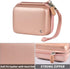 AbergBest Carrying Case for Digital Camera, Protective Case for Kodak, Canon, Sony Cameras for Travel - Rose Gold