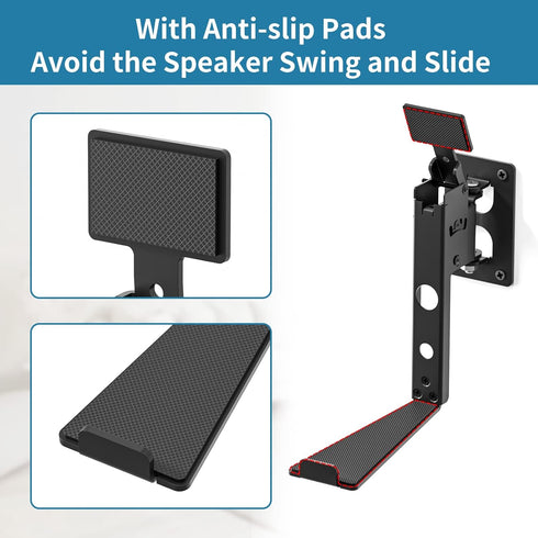 Heavy Duty Speaker Wall Mount for Sonos Five & Play 5 Gen 2 - Tilt & Swivel Adjustable Mount for Sonos 5 Wall
