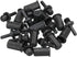 MECCANIXITY Speaker Grill Guides, Plastic Black Dia 6mm for Speaker Parts Accessories, Pack of 12