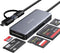 USB3.0 Type-C 5in1 Multi Card Reader, SD/Micro SD/CF/MS/XD Memory Card Adapter for PC/Laptop/Smartphone/Tablets