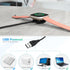 Compatible with Fitbit Sense/Sense 2/Versa 3/Versa 4 Charger, 2 Pack Replacement USB Charging Cable Dock Stand for