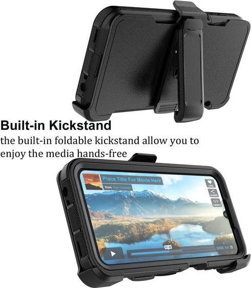 Shop Takfox Galaxy A15 5G Case: Rugged, shockproof, dustproof cover with built-in screen protector & kickstand.
