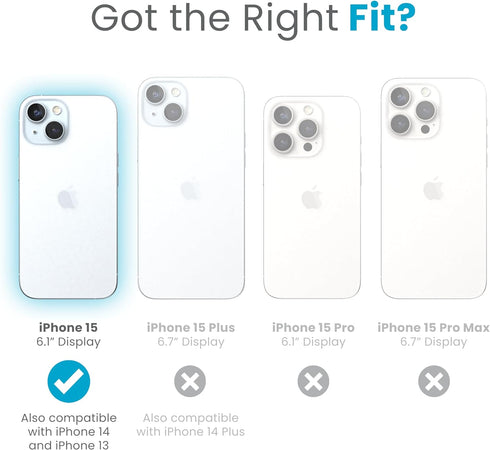 Speck Presidio2 15 6.1 inch 14 13 Grip iPhone Case - - Compatible with iPhone & - Bleached Bone/Heirloom Gold/Hazel