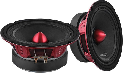 DS18 PRO-X6.4BM Loudspeaker, 6.5", Midrange, 500W Max, Premium Quality Audio Door Speakers for Car or Truck