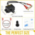 UBANU 3Pcs Universal RCA Level Controller with Audio Cables | Car Audio Bass Control Knob | RCA Stereo Cables |