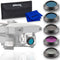 Ultimaxx 7 Piece Drone Camera Filter Bundle Kit for DJI Phantom 4 with Lens Hood and Carry Case