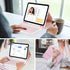 iPad 10th Generation Case with Keyboard, Detachable Bluetooth Keyboard Case with Pencil Holder, Pink