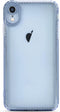 Cute Clear Bling Crystal Diamond iPhone XR Case with Sparkle Camera Lens Protector, Soft TPU Cover for Women, Blue.