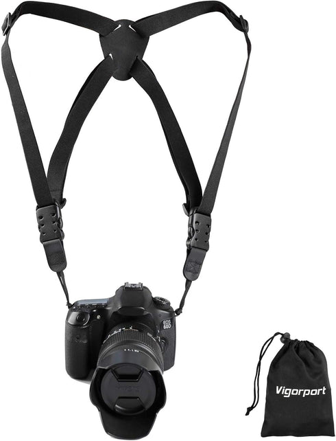 Camera Harness Strap, Cross Shoulder Quick Release Straps for Binoculars, Rangefinders, Compatible with Canon, Nikon,