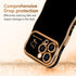 LCHULLE iPhone 15 Pro Max Case for Women, Cute Wave Frame with Love Heart Pattern, Shockproof Cover