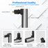 Togconn 90 2 Pack, Degree Optical Fiber Digital Extension Adapter Right Angle Toslink Optic Audio Male to Female S/PDIF