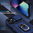 Muntinfe 13 13 6.1 inch, for iPhone Case with HD Screen Protector & Slide Camera Cover & Rotated Ring Kickstand