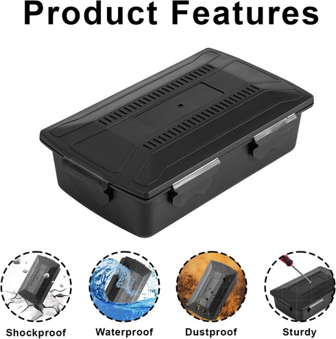 Hard Carrying Case for Flipper Zero, Protective Cover with Mesh Pocket for Cable (Case Only)