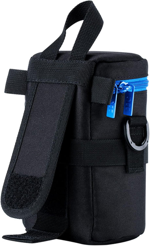 JJC Water Resistant Deluxe Lens Pouch Case Bag, Compatible with Canon RF 85mm f2 Macro, EF 100-300mm, Nikon 70-300mm