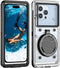 Lanhiem Snorkeling Underwater Phone Case, IP68 Professional Universal Waterproof Outdoor Video Photo Case with Lanyard,