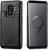 HianDier Wallet Case for Galaxy S9 Plus, Slim Protective Case with Credit Card Slot Holder, Black PU Leather Cover