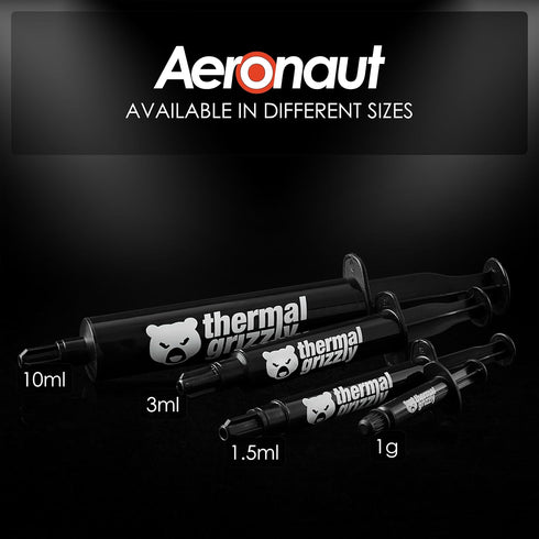 Thermal Grizzly Aeronaut High Performance Thermal Paste - 3.9 Gram/1.5 ml - Ideal for CPU/GPU/PS4/PS5/Xbox
