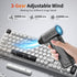 CAGIWIRU Duster,130000RPM Blower,3 Compressed Air Super Power Cordless Air Duster,Rechargeable Brushless Gear