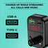 FM Transmitter Bluetooth for Car, Fast USB-C and USB Car Chargers - Stream All Phone Music and Hands-Free Calls | Wireless Bluetooth Car Adapter | Stay Charged on The Go!