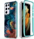 Esdot for Samsung Galaxy S21 Ultra Case, Military Grade 21ft Drop Test, Rugged Protective Phone Case, Colorful Painting