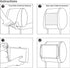 Car Headrest Holder, Silicon Mount for 7-10 Inch Fire Tablets