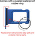 ASDAWN SIM Card Slot Tray Holder Replacement for iPhone 13, Waterproof Rubber Ring & SIM Pin (Blue)
