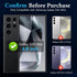 LYWHL 2 Pack Privacy Screen Protector for Samsung Galaxy S24 Ultra, Anti-Spy Flexible Hydrogel Film, Sensitive Touch,