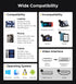 Warrky USB C to DisplayPort 1.4 Cable, 10FT 8K@60Hz, Compatible with iPhone 15, MacBook Pro/Air
