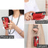 TOOVREN iPhone 12 Pro Max Case for Women and Girls, Card Holder Kickstand Adjustable Lanyard Neck Strap, Red