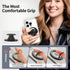 LUCKY BEAN Cell Phone Grip for Magnetic with Kickstand, Secure Hold for iPhone Magnetic Cases, Adjustable Foldable