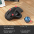 Nulea M501 Wireless Trackball Mouse, Rechargeable Ergonomic, Easy Thumb Control, 3 Device Connection