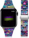 JOYOZY Compatible with Apple Watch Bands 38mm 40mm 41mm 42MM, Fashion Slim Resin Band for Apple Watch Series 10