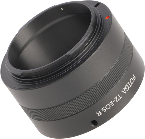 FOTGA T2-EOSR Lens Mount Adapter Ring for T2 T Lens to Canon R3 R5 R6 Mark II R7 R8 R10 R50 R100 RP Camera