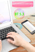 USB Bluetooth 5.3 Adapter for PC, Plug & Play for Windows 11/10/8.1/7, Mini Bluetooth Dongle Receiver & Transmitter