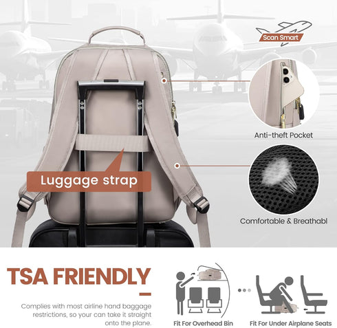 Backpack 15.6 inch, Backpack Backpack LOVEVOOK Laptop for Women Travel Purse,Professional Laptop Computer