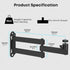 IMtKotW 11LBS 1/4" Size,360 Foldable Projector Wall Mount,Ceiling Wall Projector Mount,Universal Heavy Duty Mount