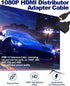 Flsazrx 1 2 1 2 Hdmi Splitter in Out Adapter Cable -HDMI Splitter Male to Dual HDMI Female to Way for HD, LED, LCD, TV