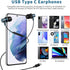 COOYA USB C Headphones Type C Wired Earbuds Bass Stereo Magnetic for iPhone 15 Pro iPad 10 Air 6 Noise Canceling Earphones in-Ear Headset+Mic for Samsung S24 Plus S23 S22 A35 Pixel 8a 7 OnePlus 12 11