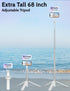 68" Magnetic Tripod for iPhone Magsafe, Phone Tripod & Selfie Stick with Rechargeable Remote for iPhone/Android/Camera