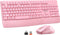 MEETION Wireless Keyboard and Mouse, Full-Sized Cordless Keyboard Mouse with 3 DPI Adjustable USB A and USB C Adapter,