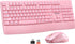 MEETION Wireless Keyboard and Mouse, Full-Sized Cordless Keyboard Mouse with 3 DPI Adjustable USB A and USB C Adapter,