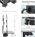 VIVO Adjustable Thin Client Mini PC Mount Bracket, CPU VESA Under Desk Computer Holder, Black (MOUNT-PC05C)