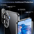 Red2Fire Ultra Slim Clear Case for Samsung Galaxy S24, Shockproof, Lightweight + 2Pcs Tempered Glass & Camera